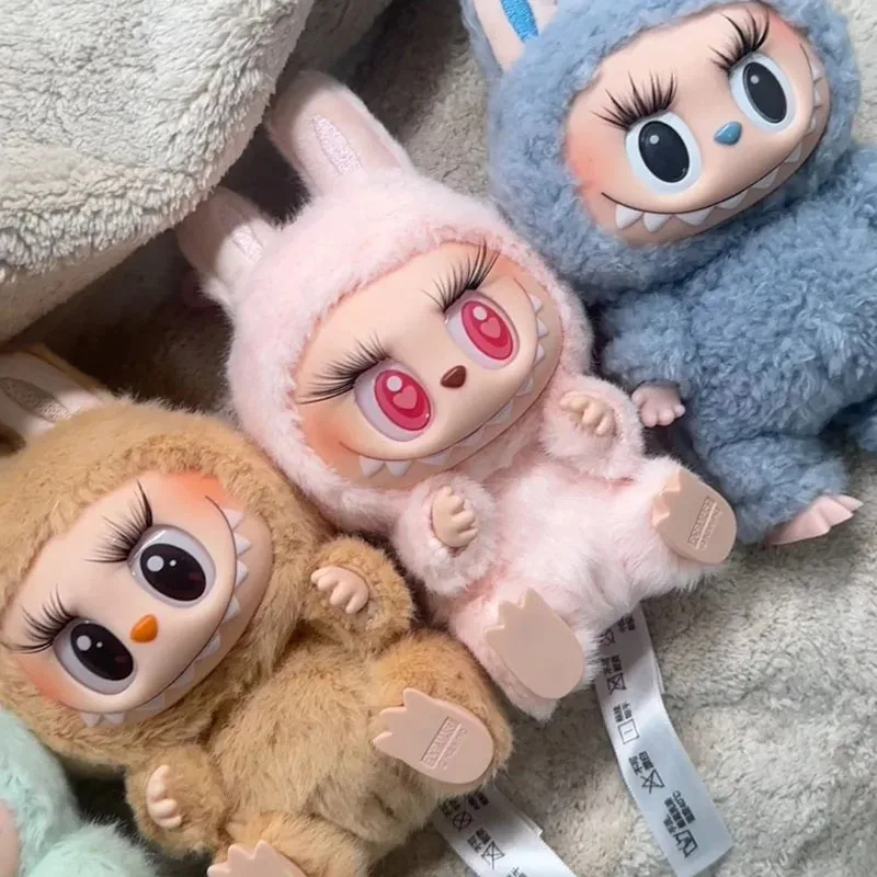 Accesorio de pestañas Labubu, imita pestañas postizas reales para decoración de cara de muñeca, mejora de detalles de maquillaje de ojos de mini muñeca