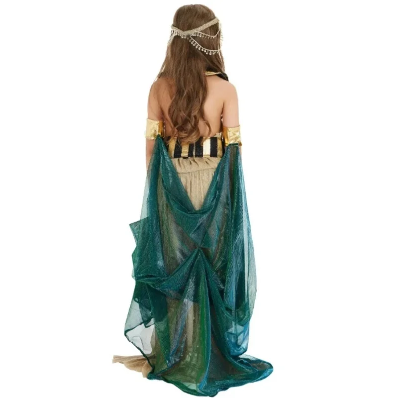 Kinder Mädchen Halloween Cosplay Kostüme alten Ägypten Cleatra Kleid Cosplay Prinz Prinzessin Phantasie Karneval Party Cosplay