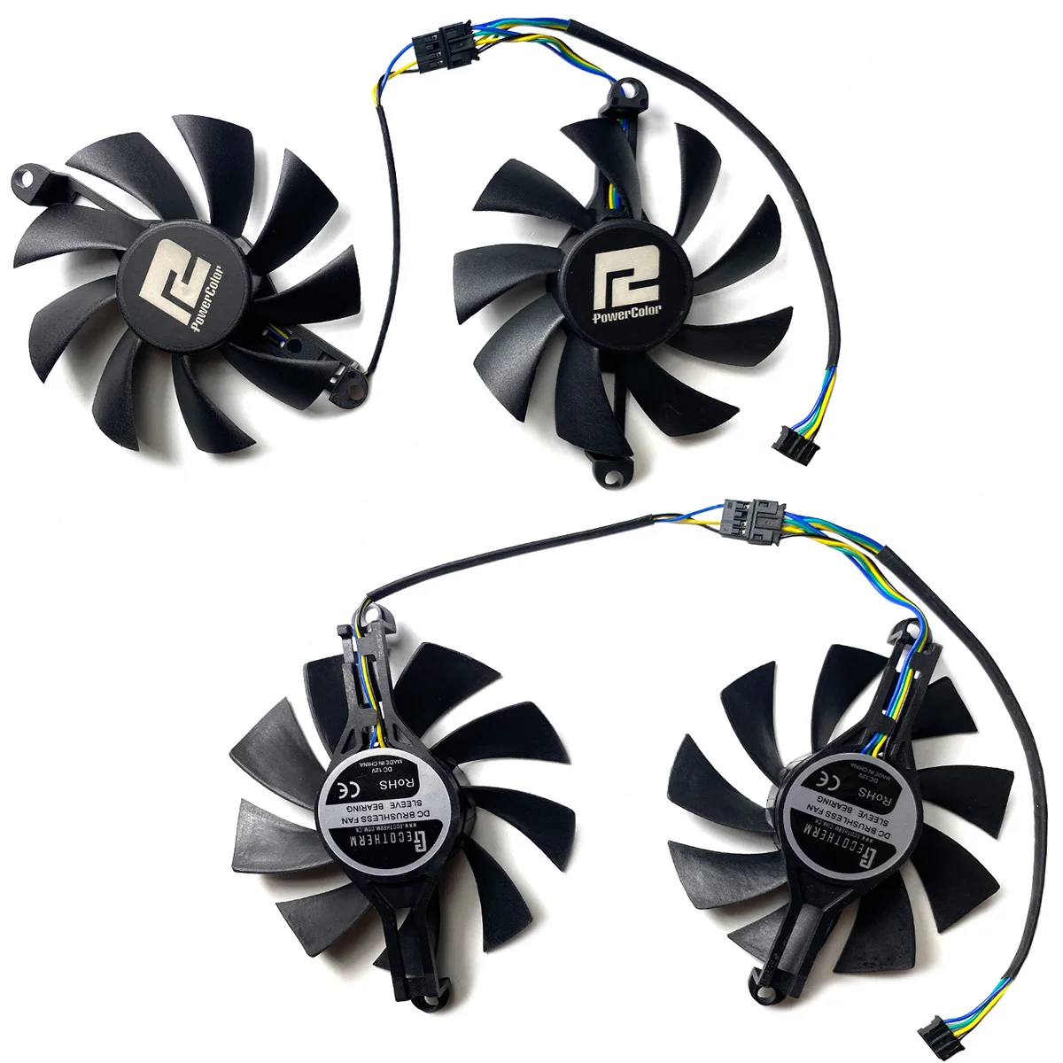 Nuovo per PRADEON AMD Radeon RX5500XT 580 550 Ventola di ricambio per scheda grafica