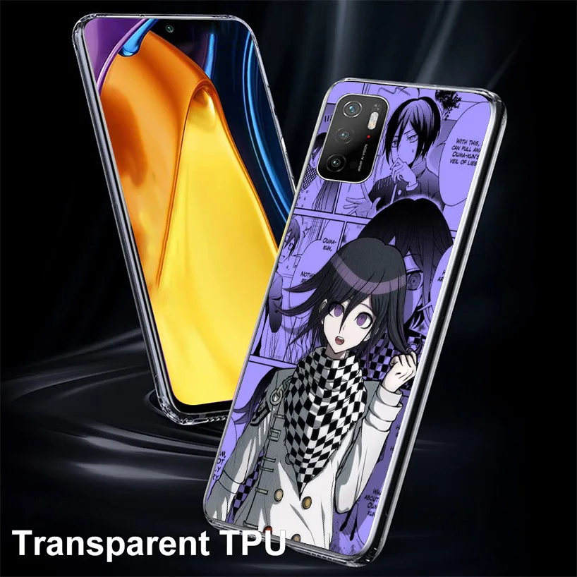 Danganronpa Kokichi Ouma Phone Case For Xiaomi Poco X6 X5 X4 X3 Nfc F6 F5 Pro F4 Gt F3 F2 F1 M5S M4 M3 Personalized Print Cover