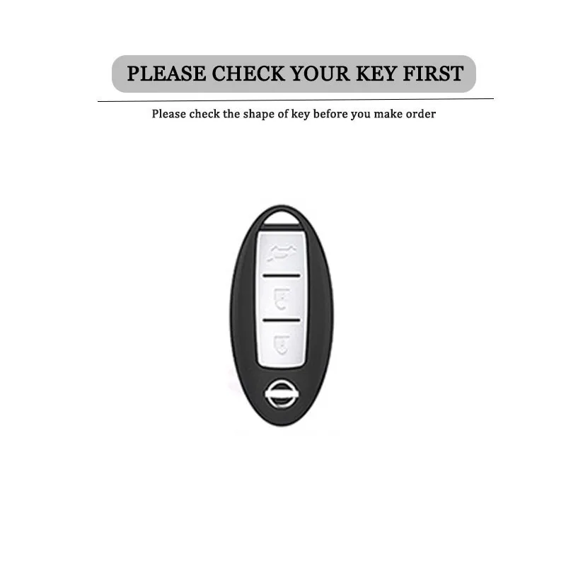 Silicone Car Key Case Shell for Nissan Juke J10 J11 Qashqai X-Trail T32 T31 Tiida Note Kicks Pathfinder for Infiniti Accessories