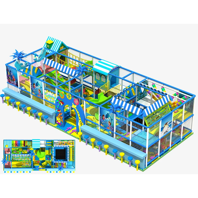 Hot Sale Naughty Fort Commercial Indoor Playground Equipment For Kids