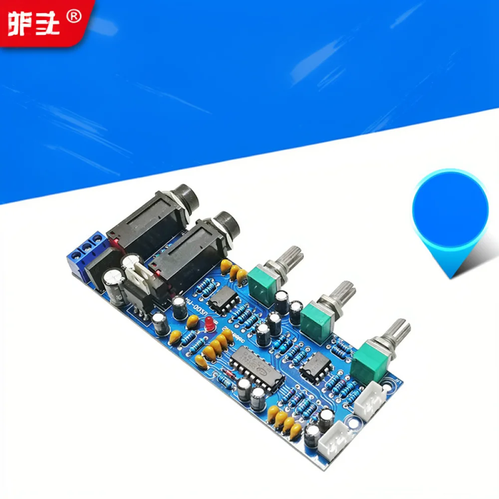 PT2399 Digital Karaoke Reverb Module Microphone Preamp Board Dual Power Supply Amplifier Component For For Shaibang Audio view 6