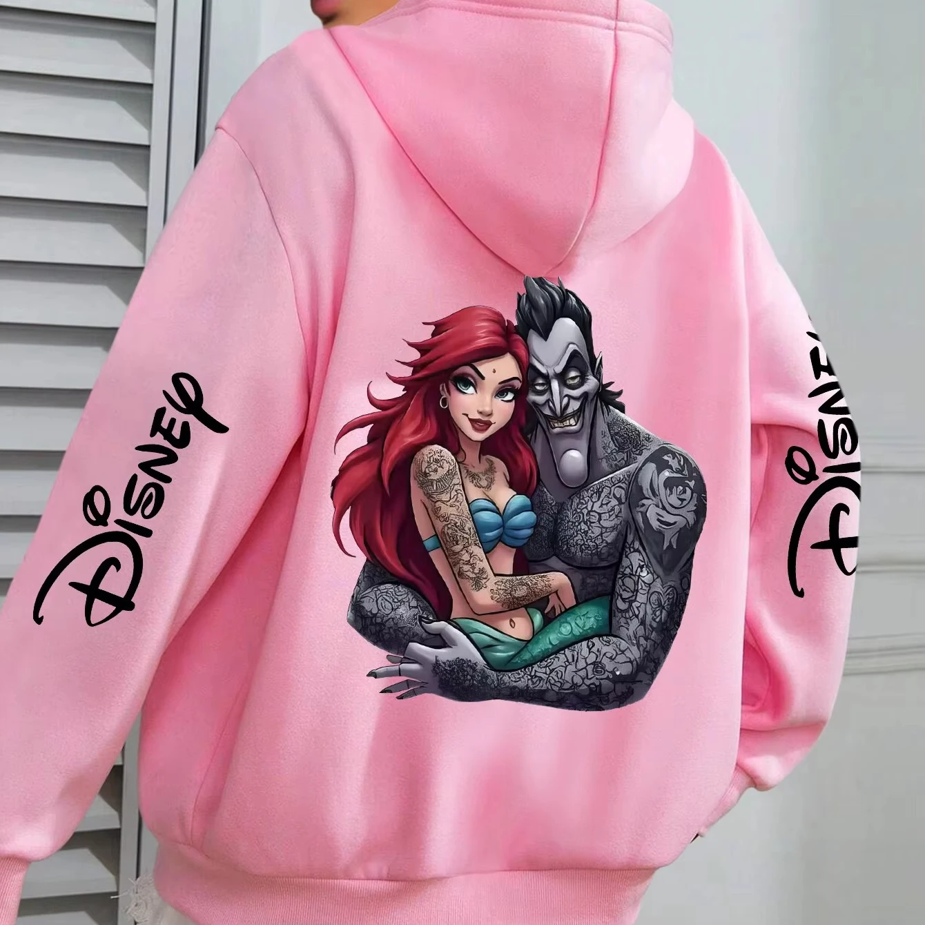 Disney Element Maglione con cappuccio Modello Stampa Sport Comodo Carino Casual Vita quotidiana