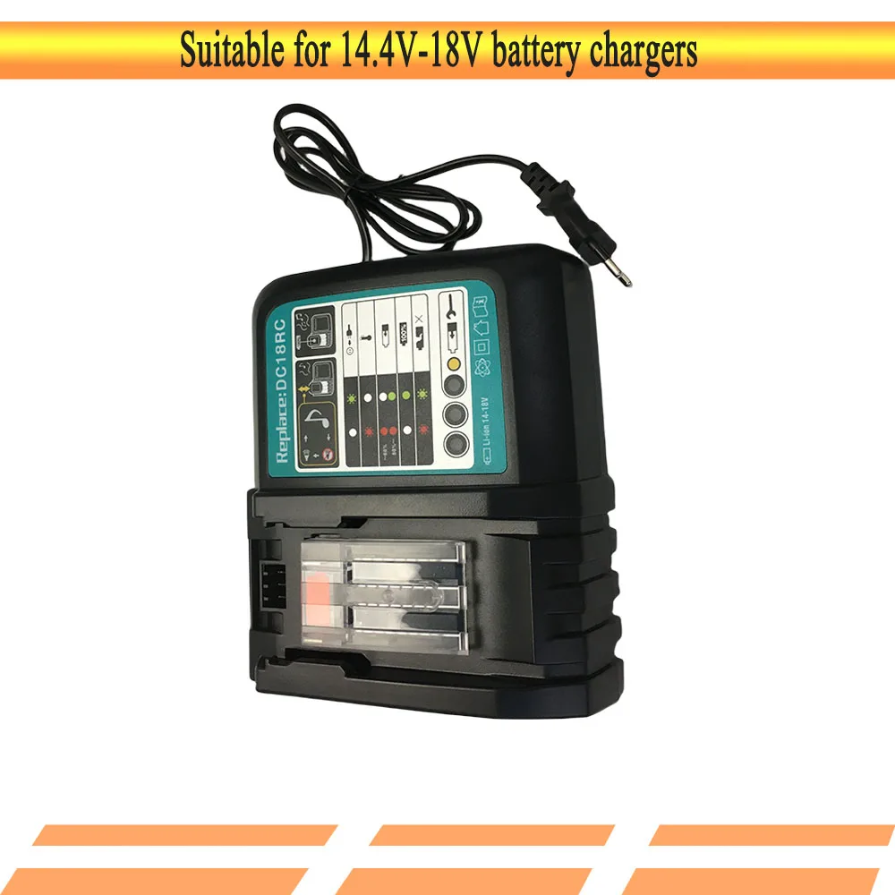 

Li-ion Battery Charger for Makita Battery Charger 18V 14.4V BL1860, BL1850, BL1840, BL1830, BL1820, BL1415, BL1440 DC18RC 3A