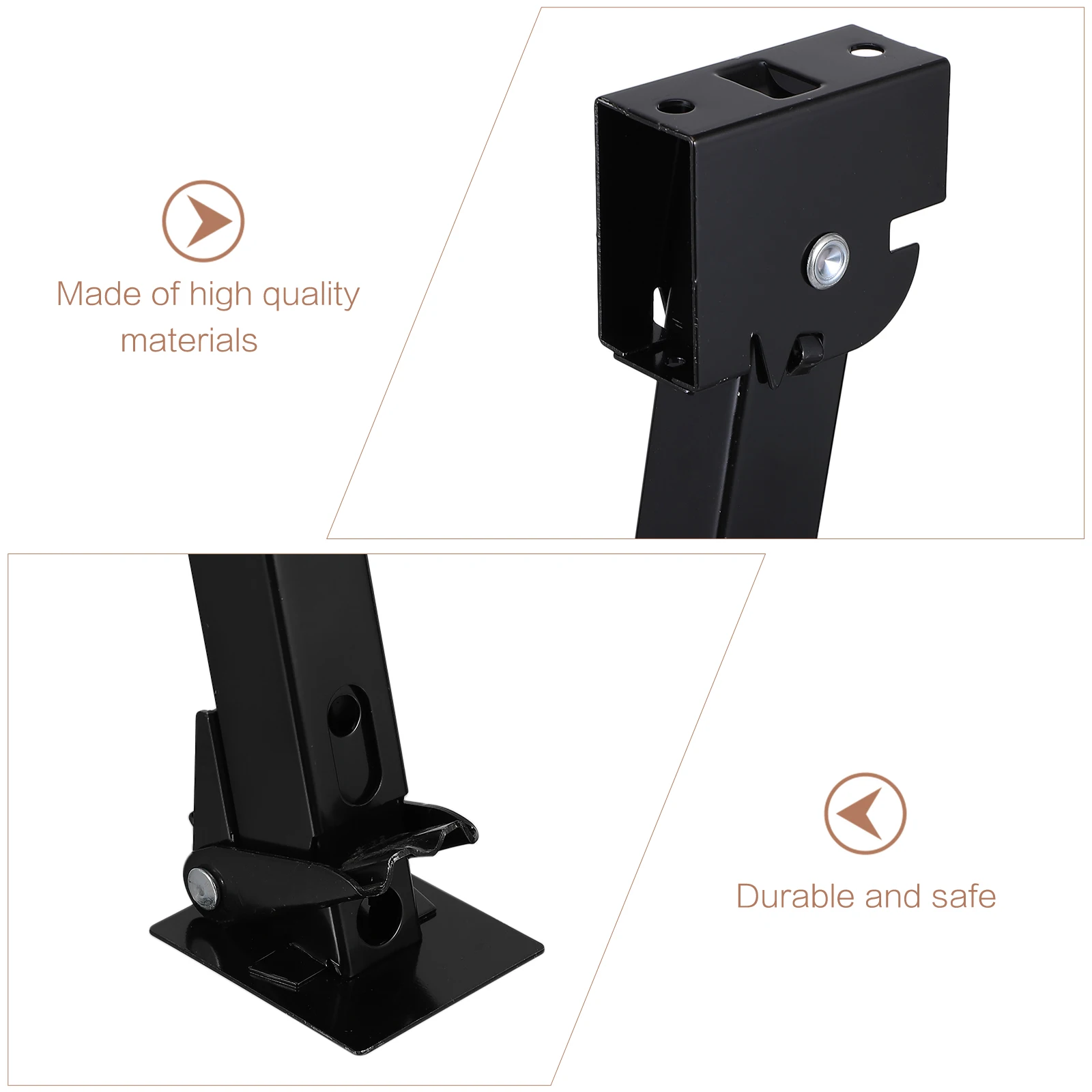 

Trailer Stabilizer Jack Heavy Duty Support Stabilizer For Car Repair Tool Durable Steel Space Saving Tire Accessory
