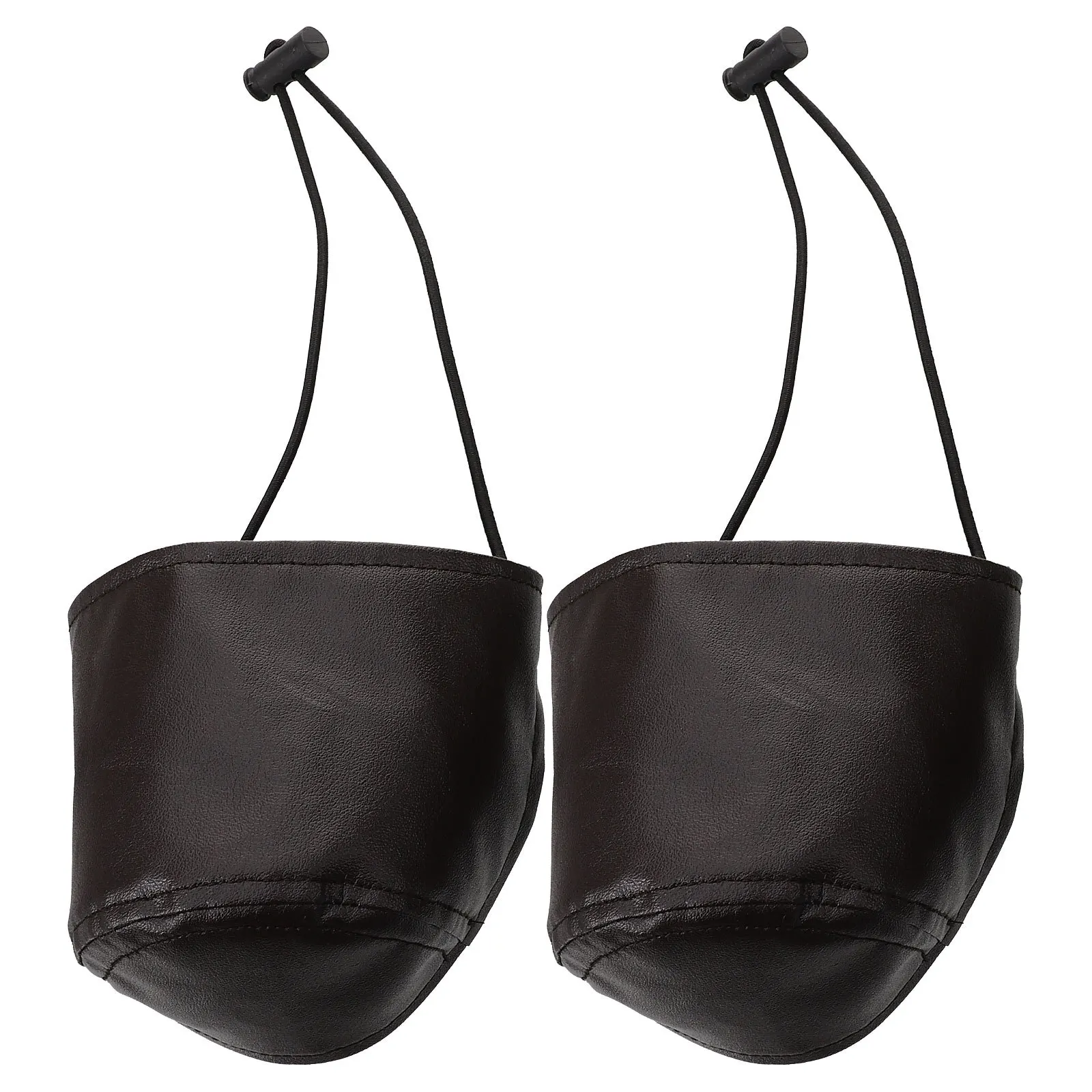 2 قطعة أغطية الكعب حامي الحذاء قابل للتعديل بولي Material المواد كعب الحرس للقيادة ارتداء منصات حماية الأحذية المقاومة للكعب #5