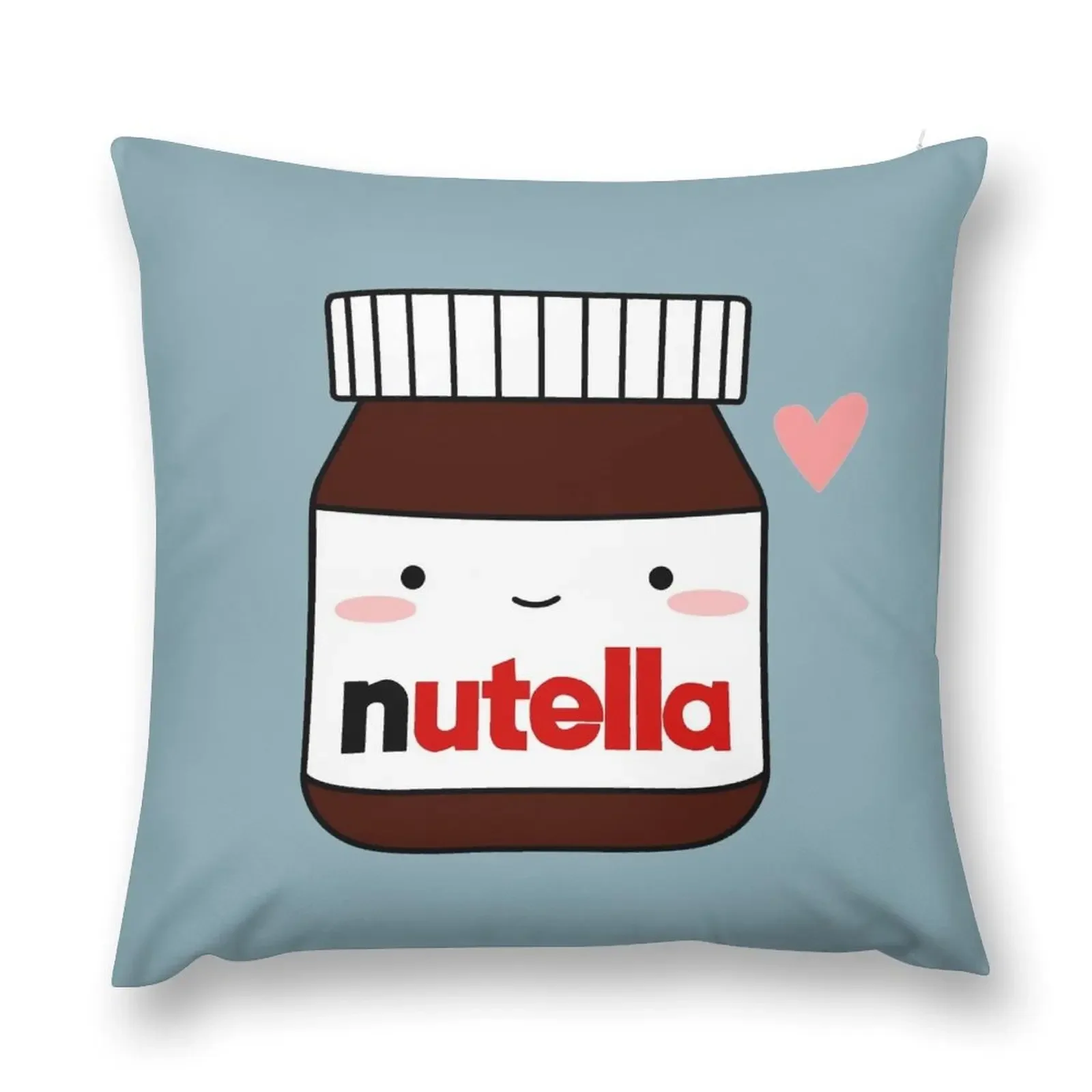 

Cute Nutella jar Throw Pillow christmas pillowcases Custom Cushion Photo Decorative pillow case Cushions For Children pillow