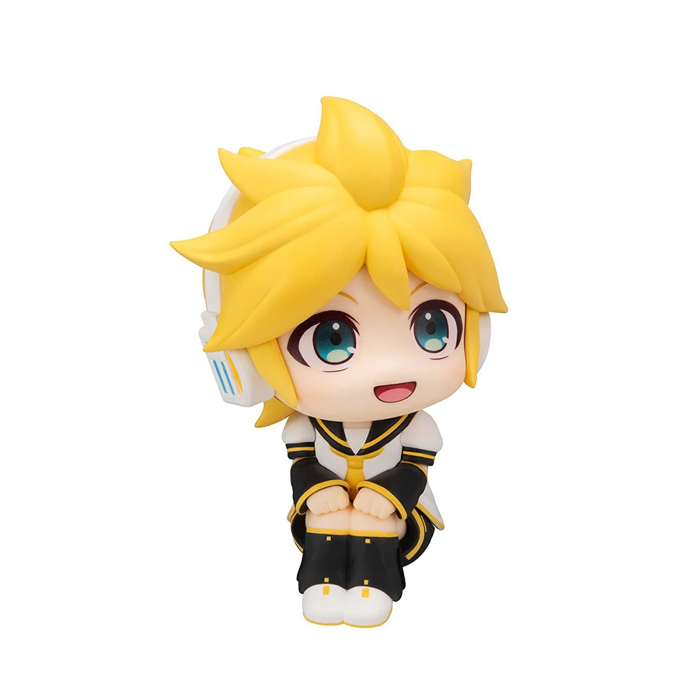 Original MegaHouse Look up Kagamine Rin Kagamine Len Actionfigur 11CM Q-Version Anime Peripheriegeräte Sammeln Sie Modell Cartoon Geschenk