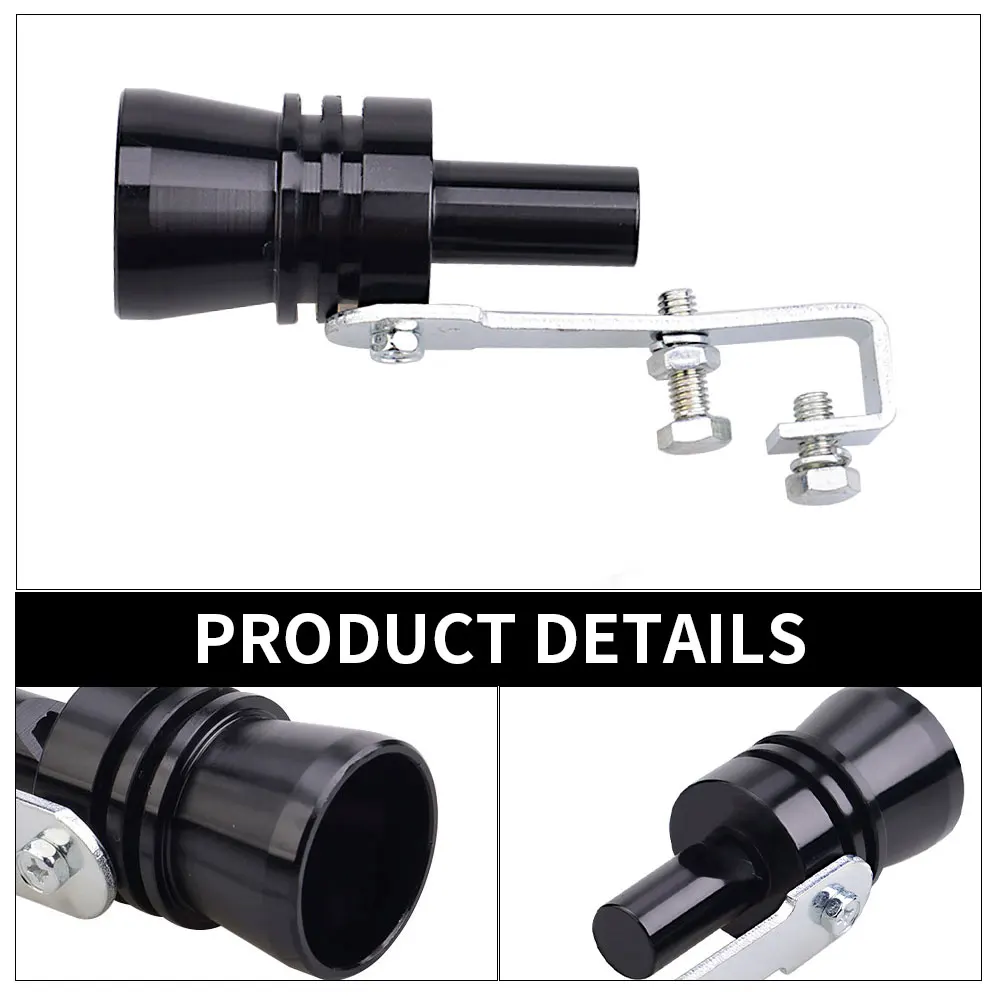 High Quality Universal Turbo Whistle Exhaust Fake Muffler for Motorbike and Car Exhaust Pipe Sounder