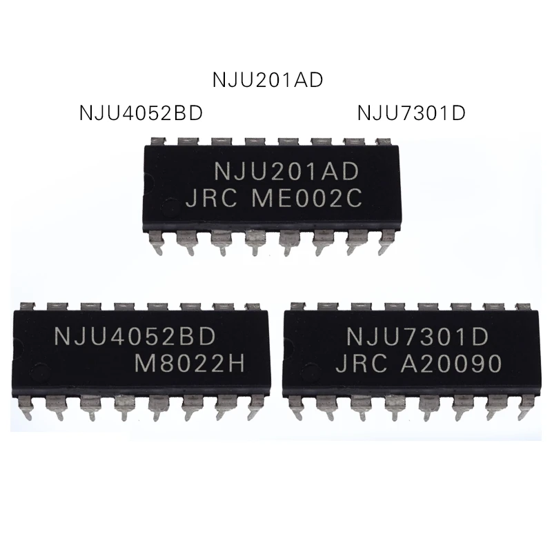 1PCS NJU201AD NJU4052BD NJU7301D