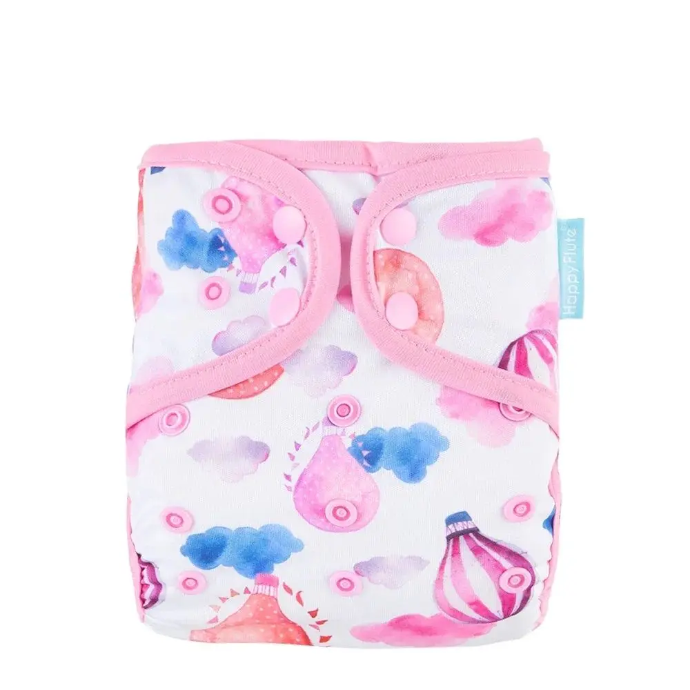 

HappyFlute New Nature Print 3-15KG 1PCS Diaper Cover Newest Binding Printed Waterproof&Reusable Nappy Cover