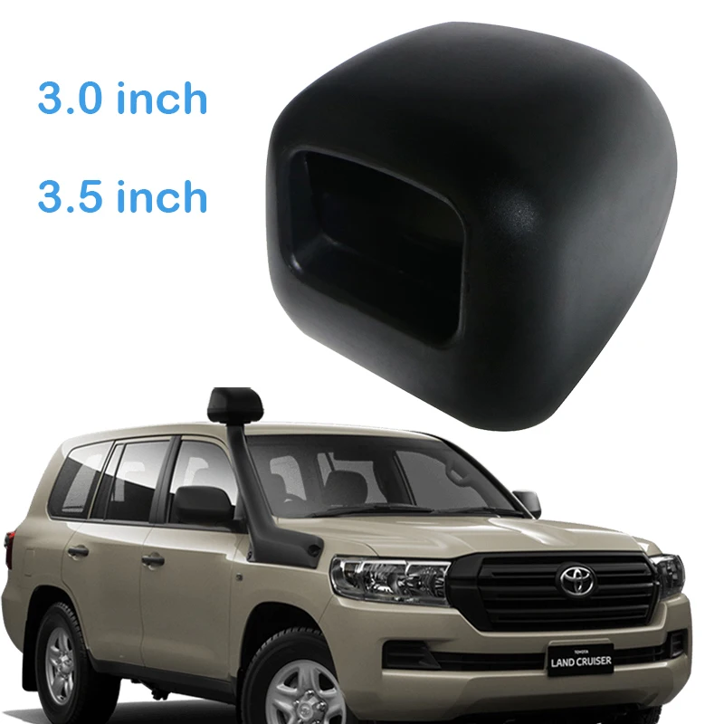 

3.5" 3.0"Car Universal Snorkel Head Air Ram Snorkel Kit Head Square Mushroom Head for All Model 4X4 Vehicle Car Accessories