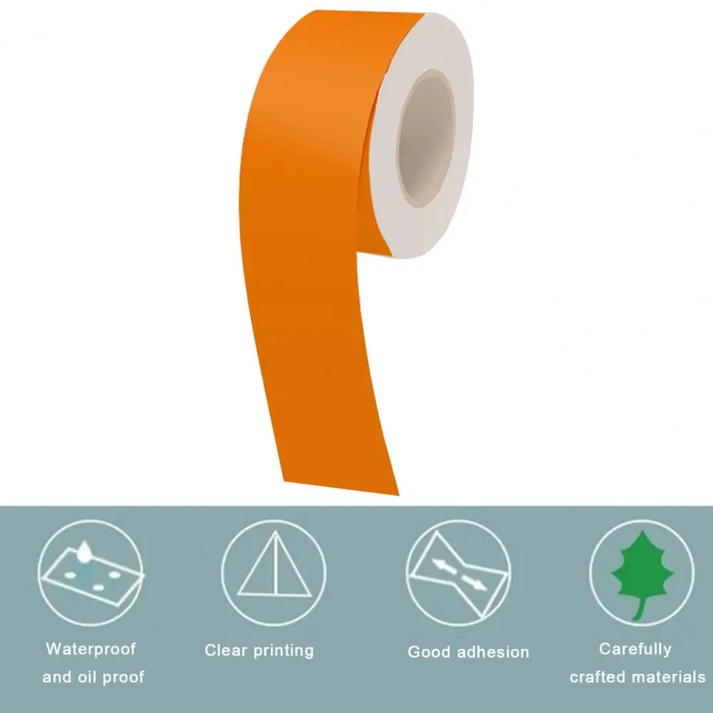 Cinta autoadhesiva de papel térmico, pegatina colorida resistente al aceite para varios usos