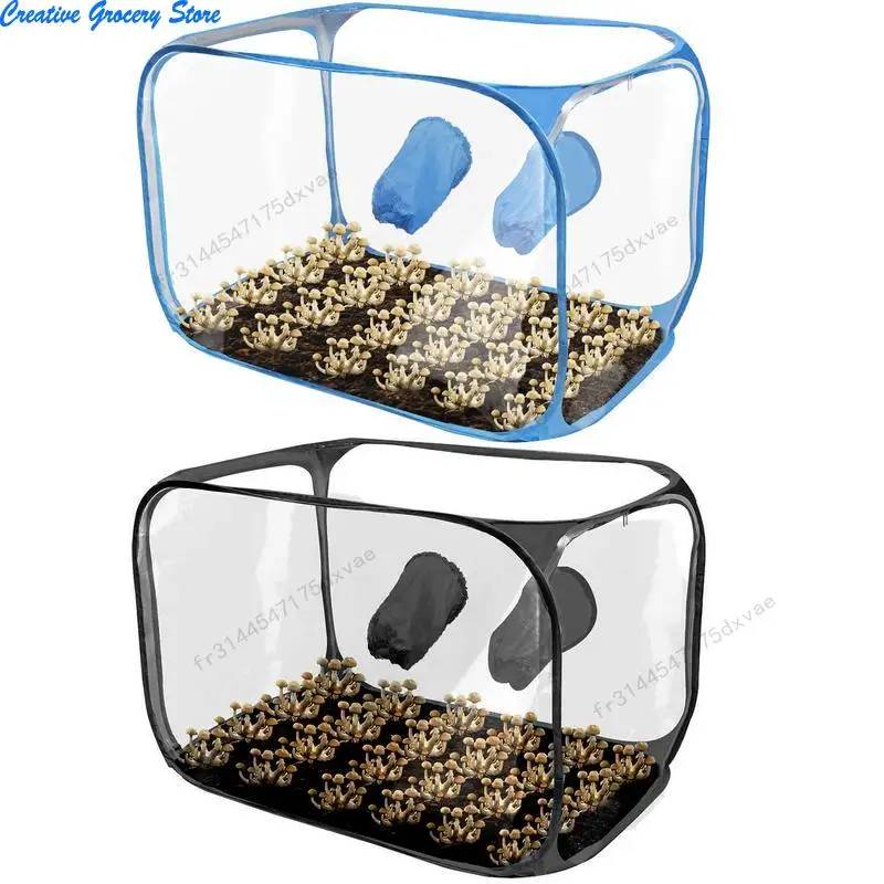 

Mushroom Planting Bags Still Air Box Mushroom Tent Propagation Stations Visible Planting Tents Horticulture Supplies For Garden