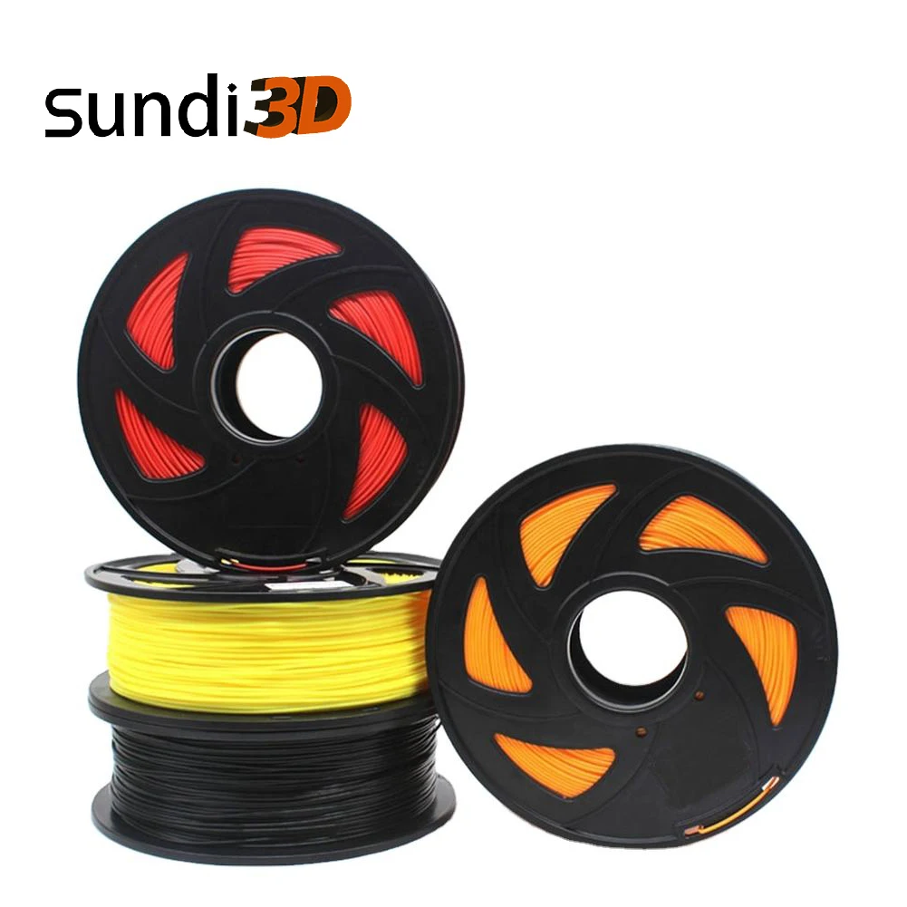 SUNDI®1kg PCL 3D Printer Filament 1.75mm, Low-Temperature Printing, Eco-friendly Plastic, Multi-color Optional, Vacuum Packed,