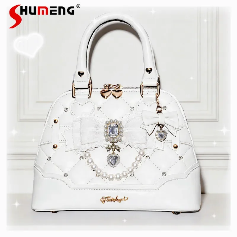 

Beautiful Sweatheart 3 Colors Shopping Bags Japanese Original Lolita Subculture Japanese Style SC Mass-produced 2 Ways Shell Bag