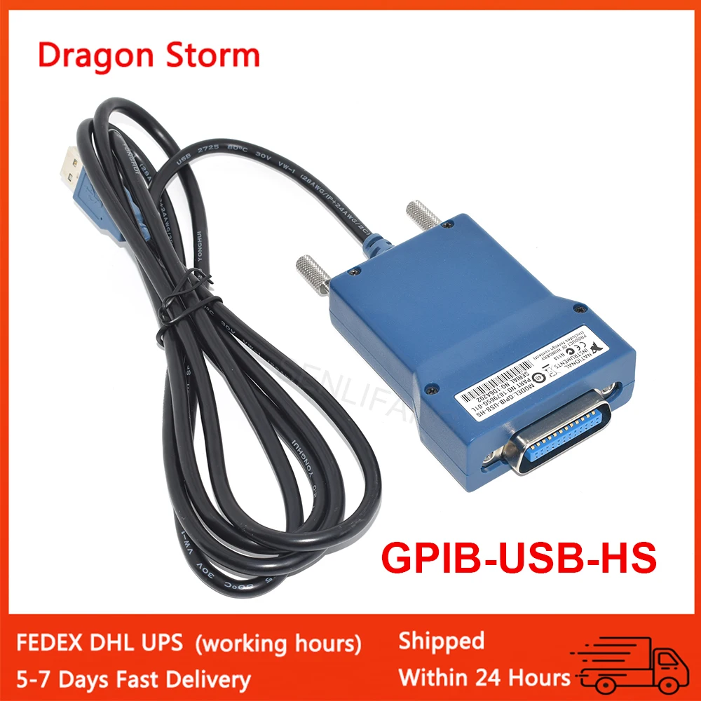 New For IEEE 488 USB Interface Adapter GPIB to USB Cable National Instrumens NI GPIB-USB-HS Controller