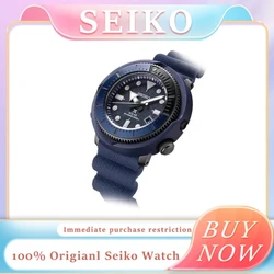 New SEIKO Men's Watch PROSPEX Quartz Luminous Circular Dial  Men's Watch Sport Can Diving Watch Silicone Strap SNE537