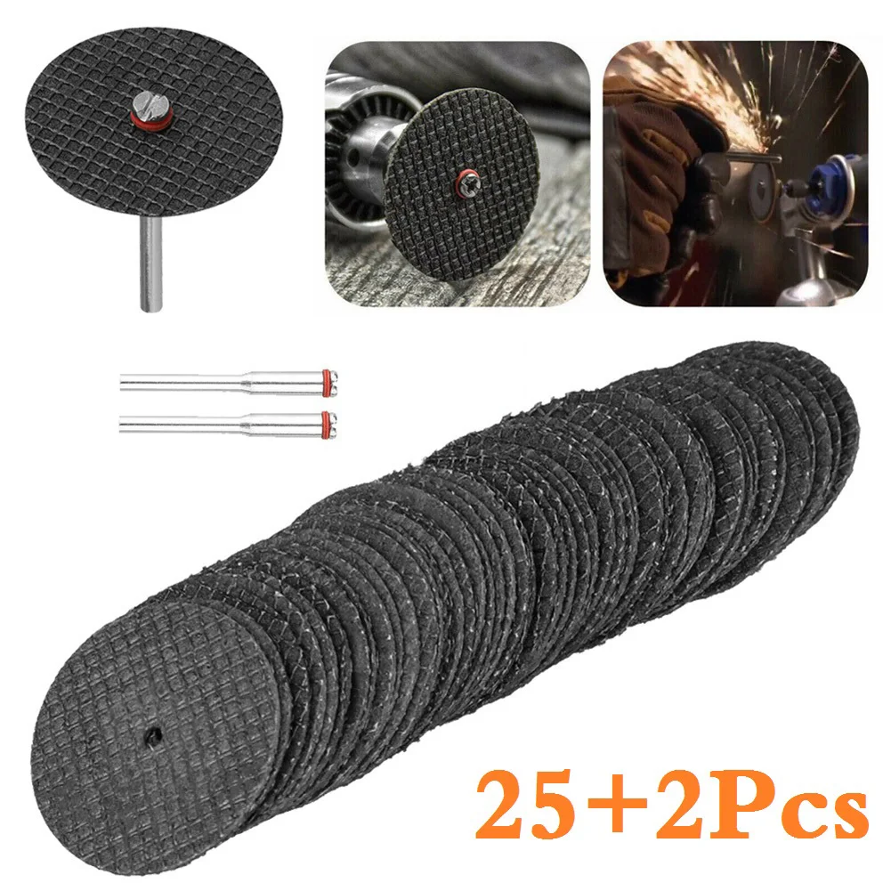 Hot New Reinforced Cut-Off Wheel Cutting Discs Mandrel Replacement 27* 27X 27pcs Fiberglass Rotary Saw Set Tool