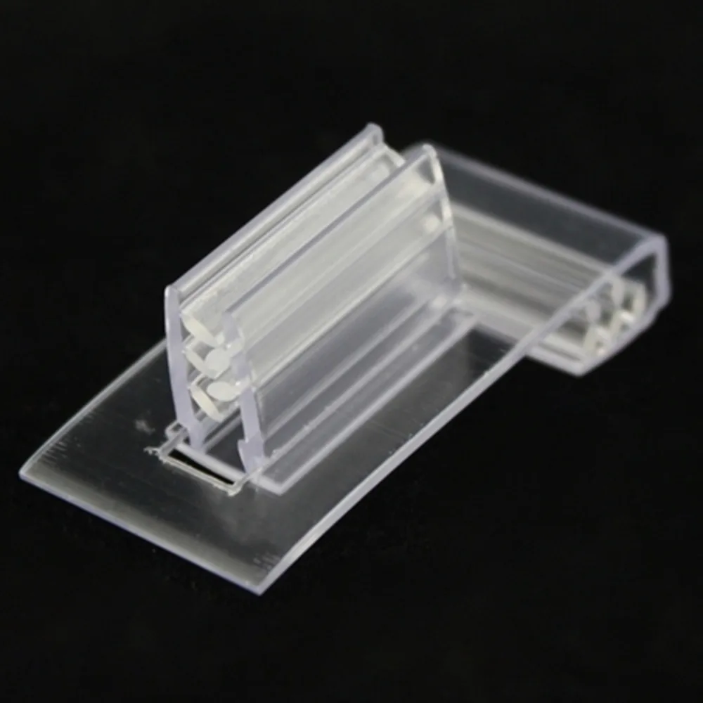 Support de panneau de bande de canal avec poignée souple, 30 pièces, étagère en fil publicitaire en Pvc, Talker encastré, étiquette de prix, carte, pince de drapeau