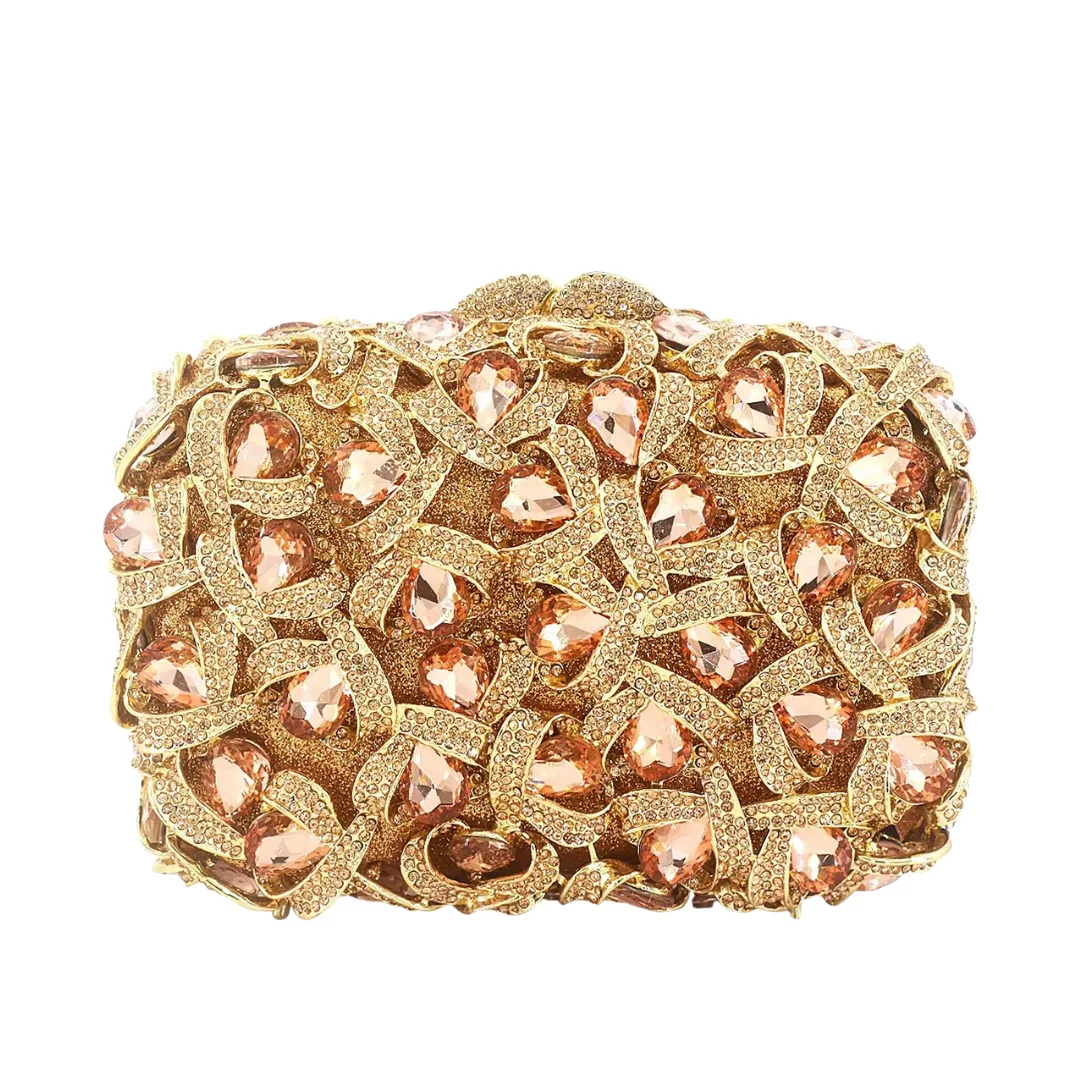

New Arrival Big Rhinestone Women Evening Clutch Purse Fashion Multicolored Lady Party Prom Mini Shoulder Handbags