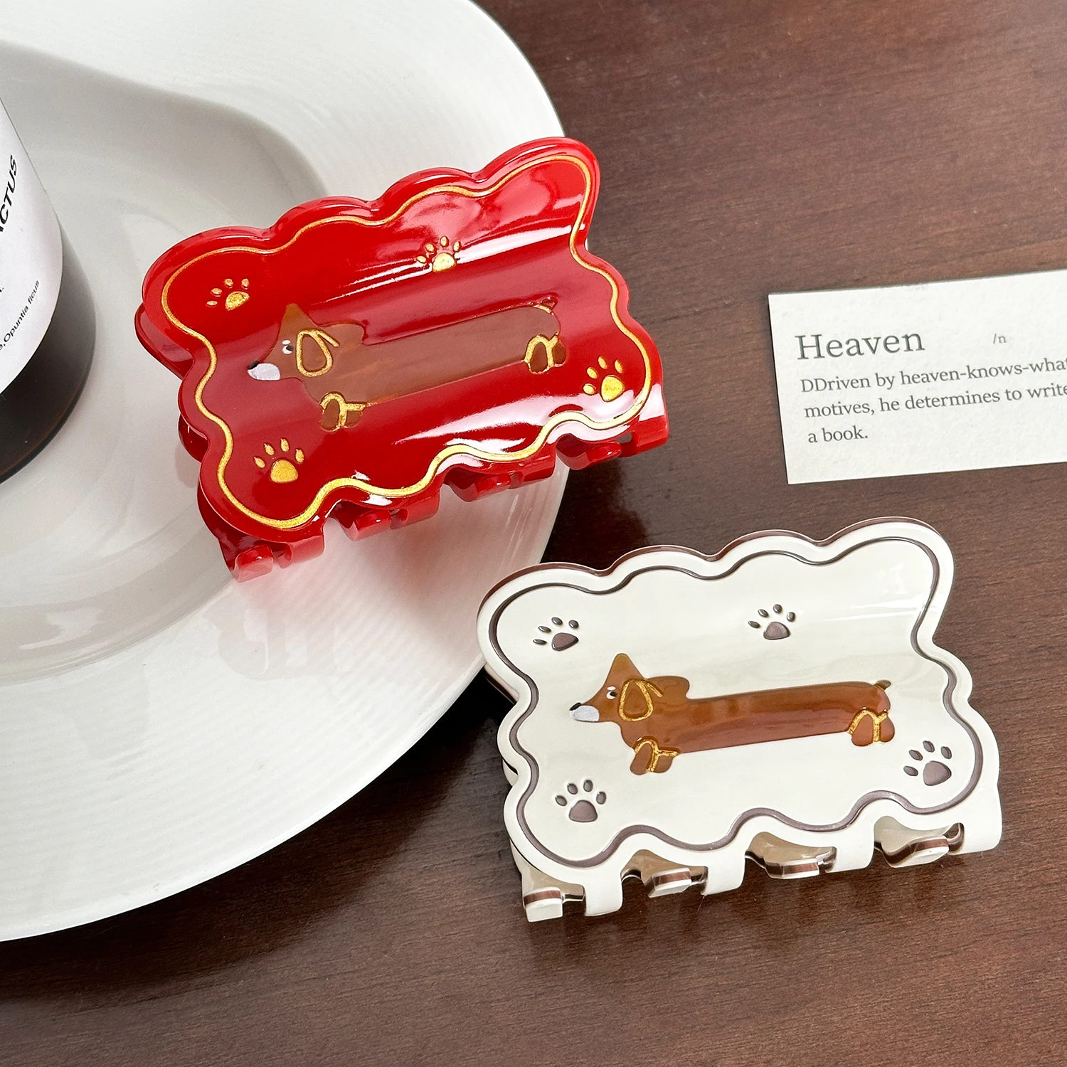 

Dowell Acetic Acid Board Hair Clips For The Back Of The Head, High-end Hairpin Headwear
