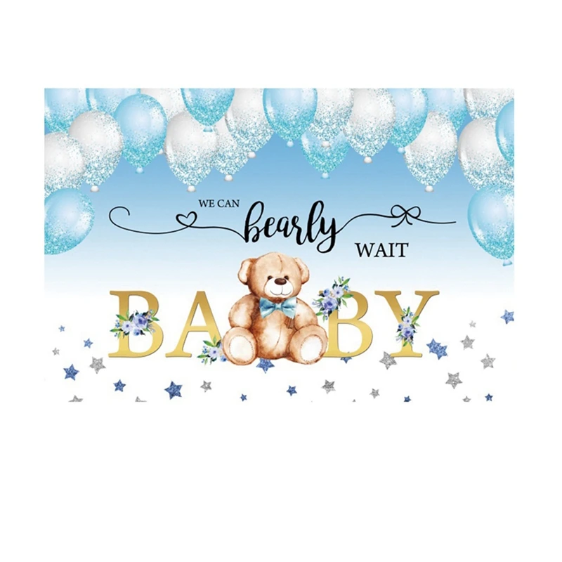 BNVN-250X220cm fotografia pano de fundo dos desenhos animados urso balão aniversário gênero revelar fotografia foto retrato pano