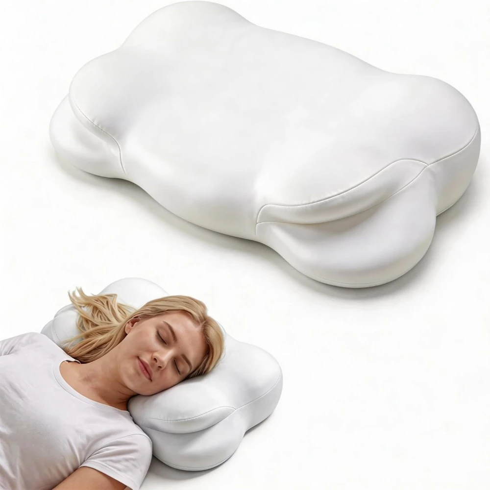

Ergonomic Memory Foam Cloud Pillow Adjustable Loft for Custom Support Cervical Neck Pain Relief for All Sleepers Hotel Home Bed