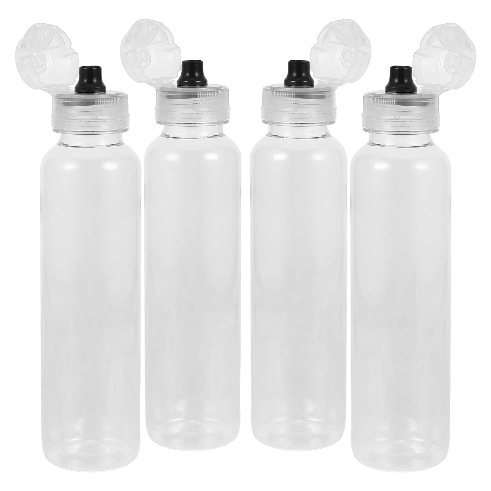 

4pcs Honey Bottle 500g Squeeze Plastic Sealed Travel Containers PET Dispenser Sauce Syrup Empty Gardening Supplies Seasoning