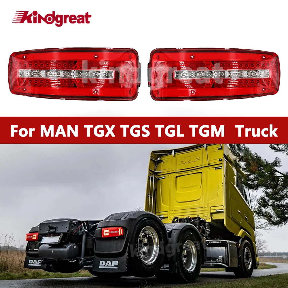 1PCS New Style LED Truck Tail Light For MAN TGX TGS TGL TGM 81252256564 81252256563 81252256562