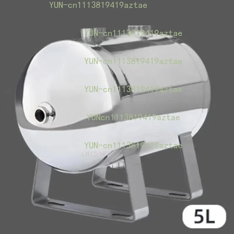 Air Compressor Pressure Box Buffer Tank, G1/4 Interface, 5L 304 Stainless Steel Air Tank