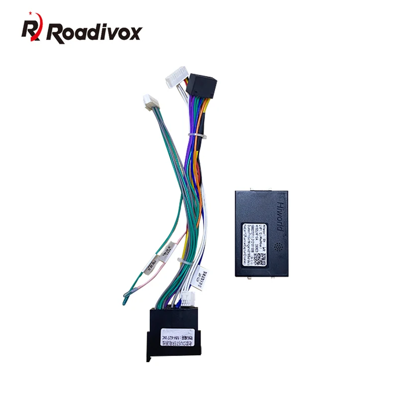 

Roadivox Car Audio 16PIN Android Power Cable Adapter With Canbus Box For For RENAULT Megane 2 2004~2007 Wiring Harness