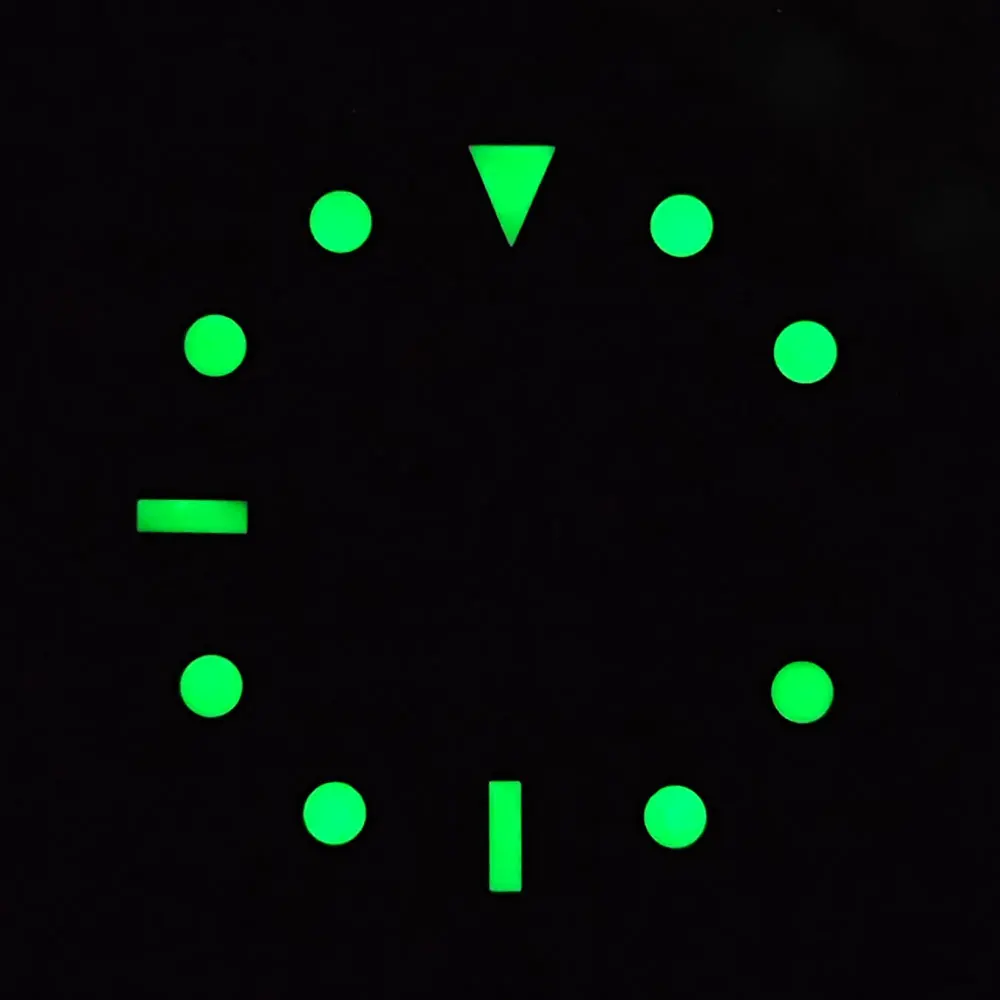 NH35 28.5mm green luminous S dial SUB mariner watch dial suitable for NH35 NH36 movement watch accessories watch repair tools image 6