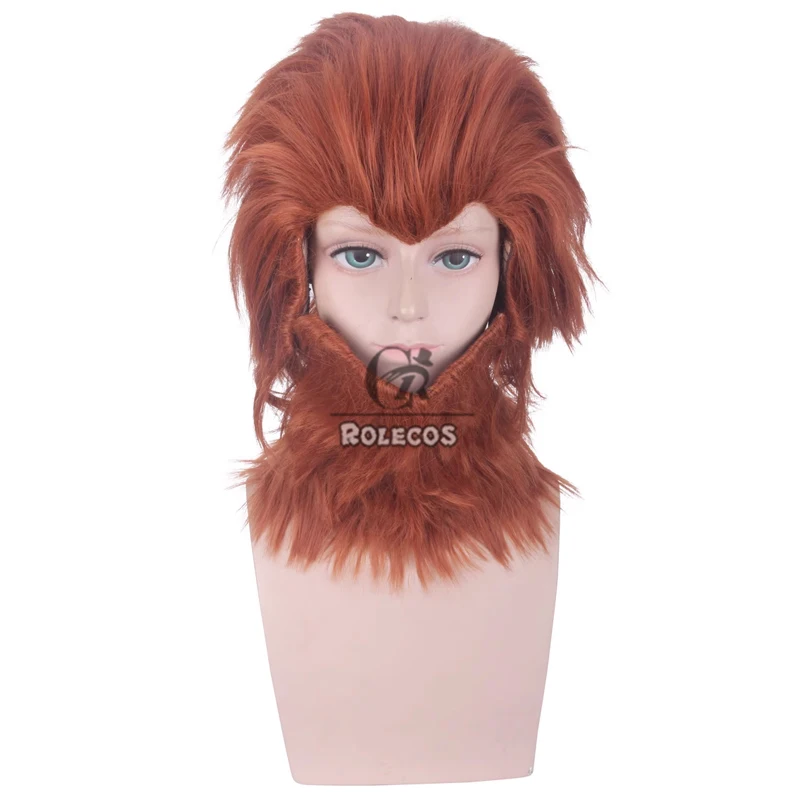 ROLECOS Game Black Myth: Wukong Cosplay Wigs Wukong Halloween Long Straight Red Brown Cos Wig Heat Resistant Synthetic Hair