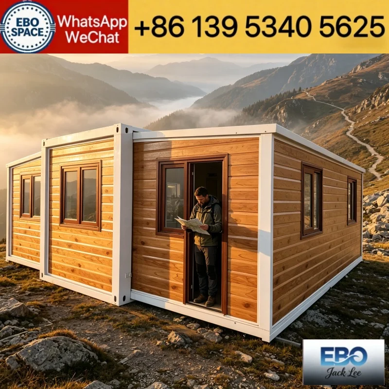 Multi-functional Expandable Container House Modular Prefab Home Kitchen Living Area For Shop Office Homestay