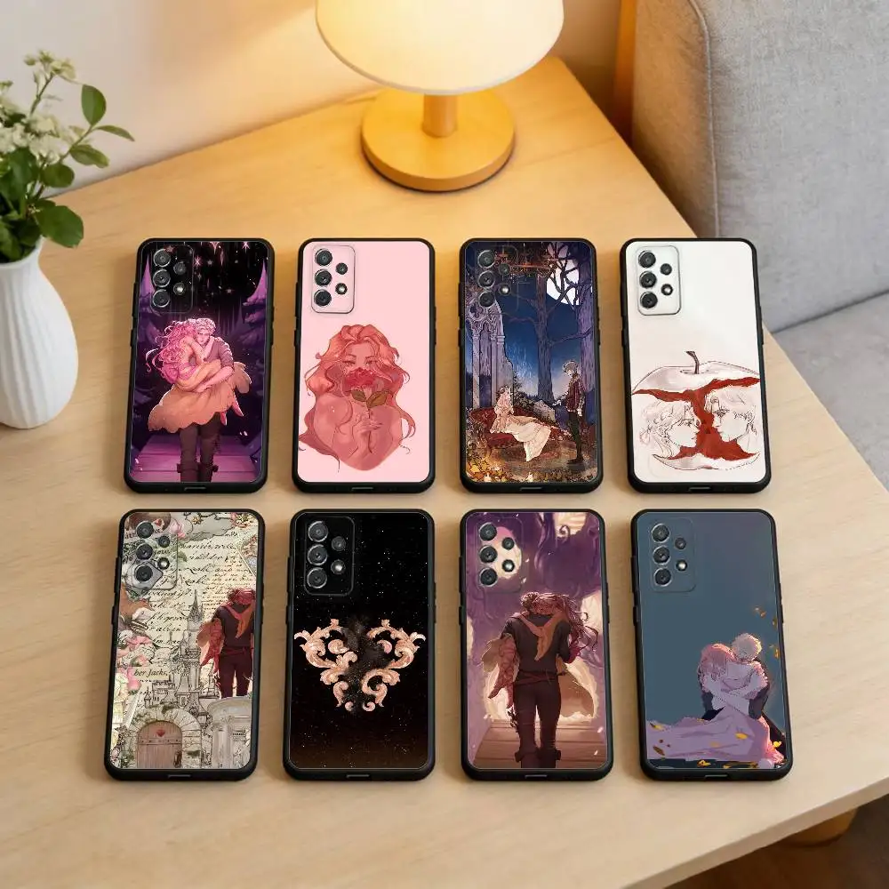 

O-Once Upon a Broken Heart Phone Case For Samsung Galaxy A73,A72,A71,A70,A53,A52,A51,Soft Silicone Black Cover