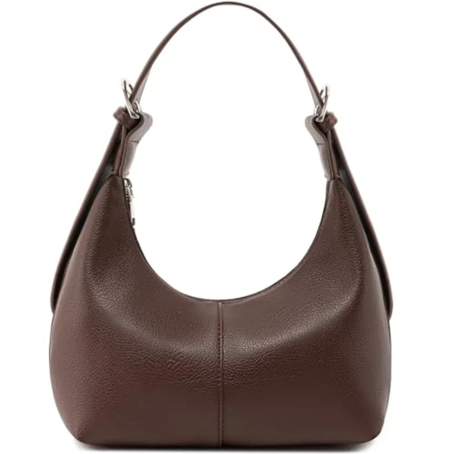 

Hobo Bags for Women Soft Vegan Leather Crescent Shoulder Handbag Slouchy Tote Crossbody Purses