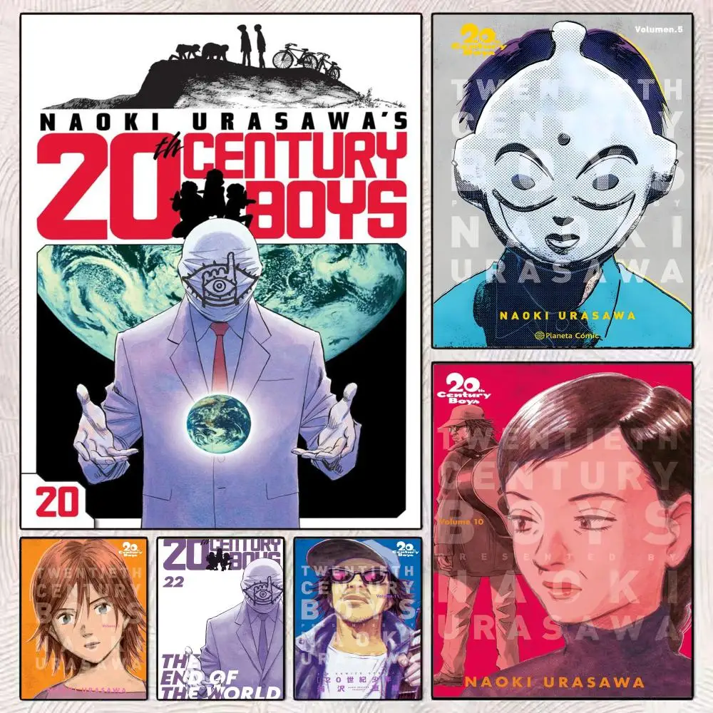 

20th Century Boys Comics Poster HD Art Mural Wallart Poster Waterproof Vintage Print Decor for Home Decoration DIY Durable