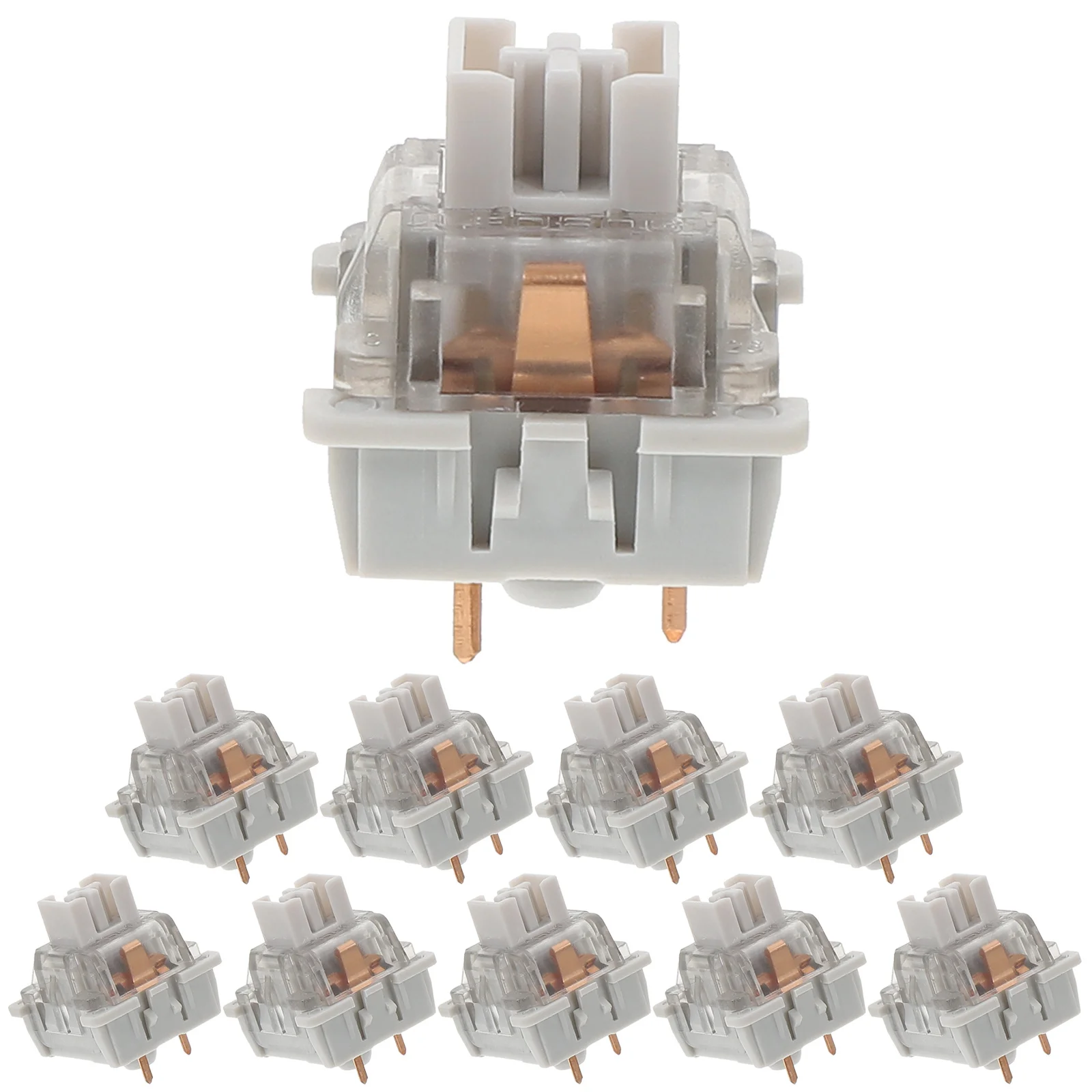 

10pcs Keyboard Mechanical Linear Switch For Gaming Replacement Part Smooth Durable Upgrade Component Multi-Use Plastic