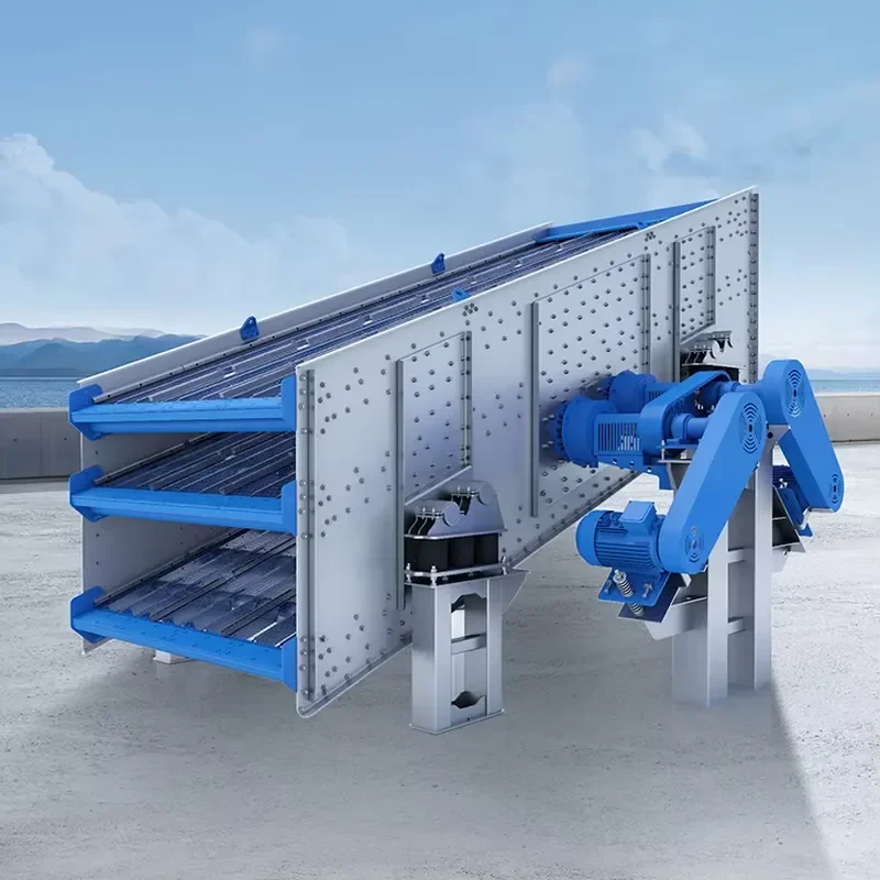 2026 CE Aggregate Vibrating Screen Machine for Stone Crusher Plant 60-350t/h Ore Processing 30kW Motor High Output Finished