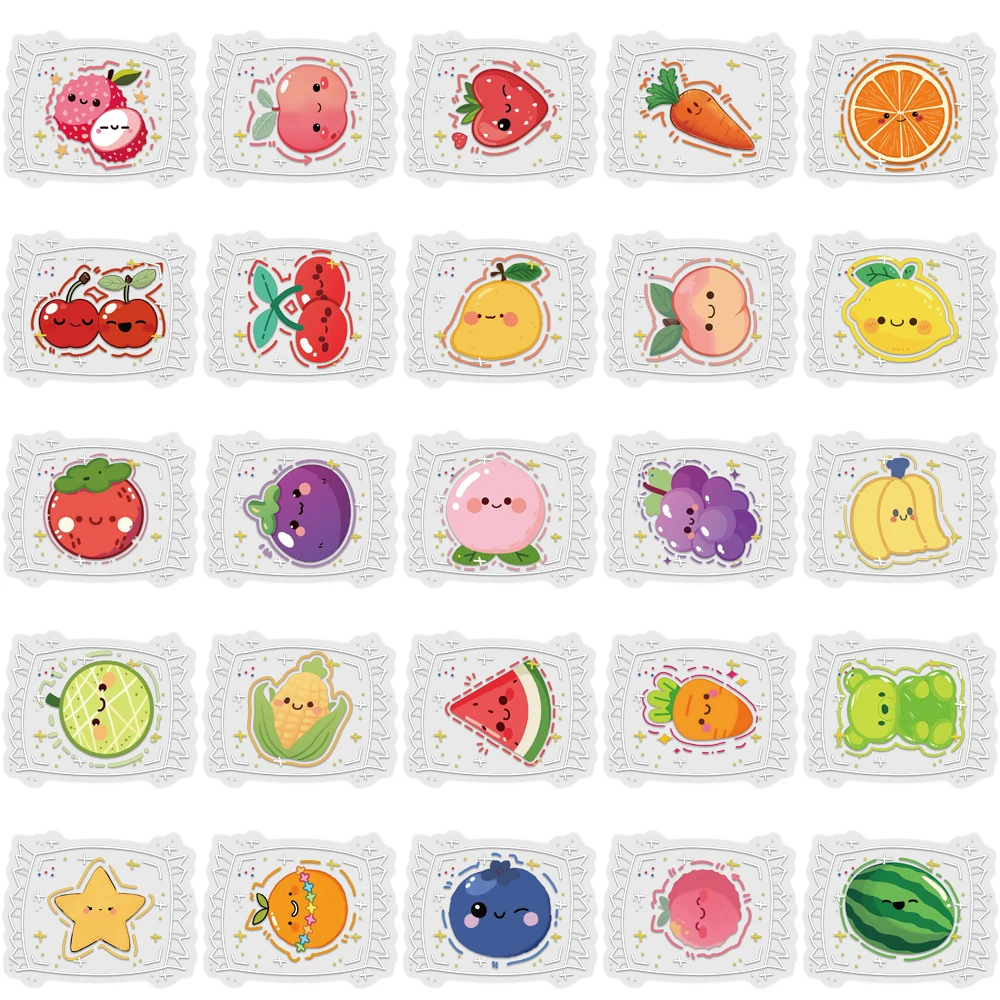 50PCS Creative Wrapped Candy Cute Stickers Phone Case Decoration Notebook PET Transparent Material Personalized Stickers