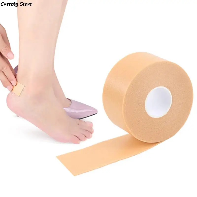 1Roll Nude Waterproof Anti-Wear Foam Cotton Heel Sticker Tape Patch Blister Plaster First Aid Blister Pedicure Pad Foot Care