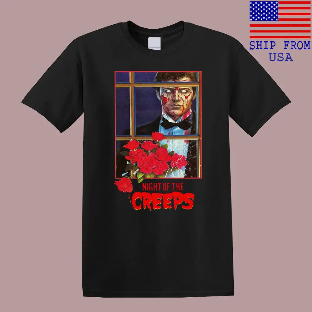 

Night Of The Creeps Horror Movie Men's Black T-Shirt Size S-5XL