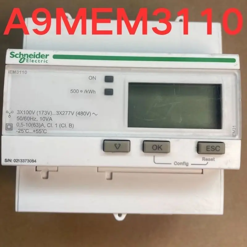 Second-hand test OK Electric energy meter A9MEM3110 iEM3110, A9MEM3210