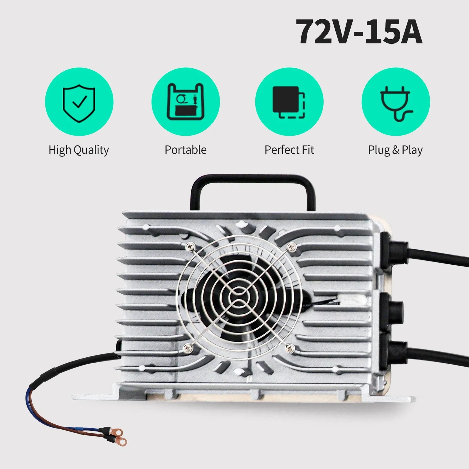 

Зарядное устройство свинцово-кислотного аккумулятора для гольф-кара 72 В 15 А для гольф-кара Club Car EZGO Yamaha