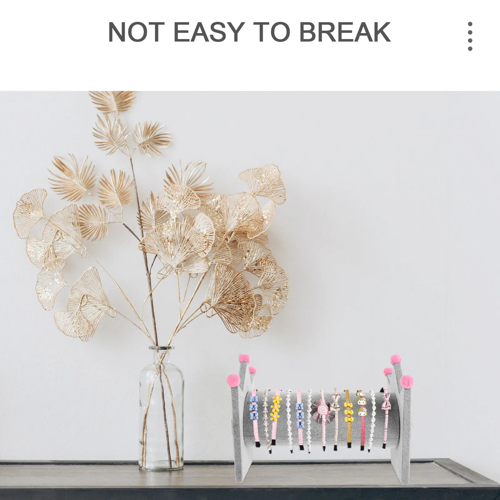 

Crown Shape Hairband Rack for Organizing Headbands Jewelry Storage Stand Holder Display Shelf Decor Accessory Organizer