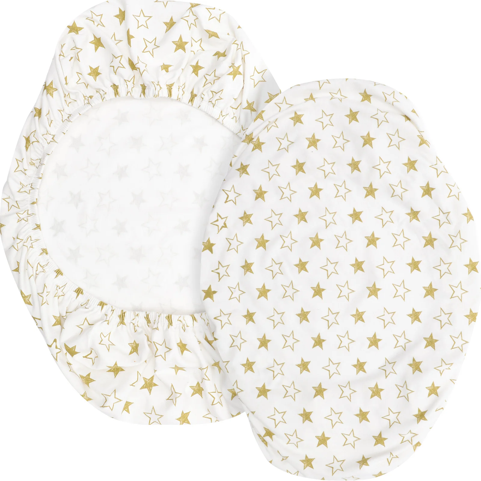 

Baby Crib Sheet Premium Cotton Breathable Bassinet Sheet Soft Durable Mattress Cover for Nursery Cradle Infant Bedding