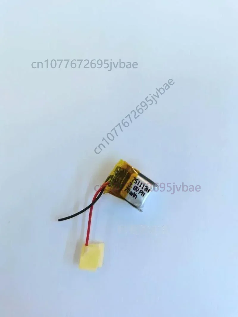 Rechargeable Battery 751113 Polymer Lithium Battery 70mAh-3.7V for Smart Wearable Product Bluetooth Headset