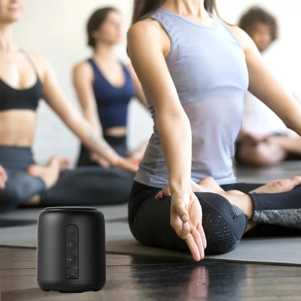 5.0 PowerfulCompatible Mini Travel 12 Hours Wireless Speaker Portable Waterproof HIFI USB Charging Noise Cancelling